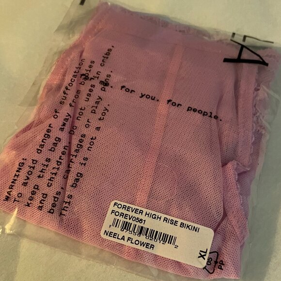 COSABELLA Forever High Rise Bikini Panties in Neela Flower Size XL NWT - Picture 4 of 4